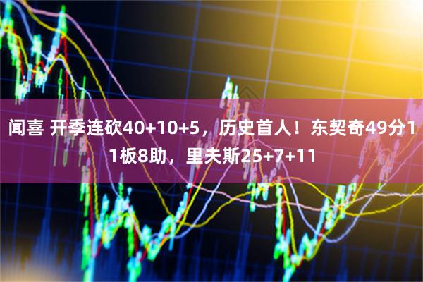 闻喜 开季连砍40+10+5，历史首人！东契奇49分11板8助，里夫斯25+7+11